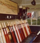 Acton Canal Wharf signalbox, interior